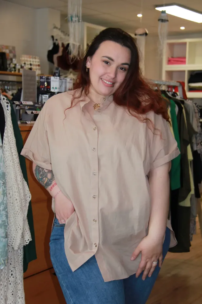 Chemise camel